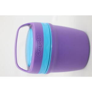 Crayola Kids Insulated Food Container Soup Jar Purple Blue Lunch Box IPC 2016
